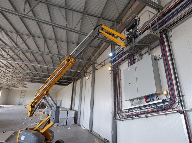 Elevadores para instalaciones eléctricas en altura en Galicia